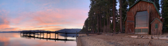 valhalla tahoe sunset
