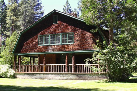 view of the valhalla grand hall from the lawn